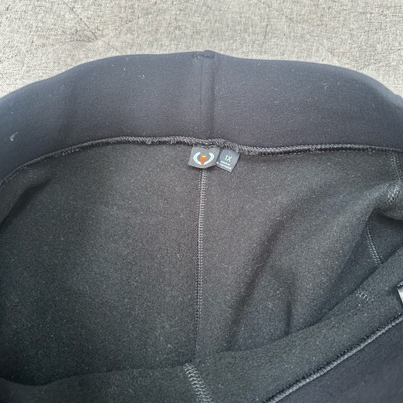 KERRITS 1X BLACK FLEECE WINTER RIDING TIGHTS. WINTER WARM BREECHES - Picture 3 of 6